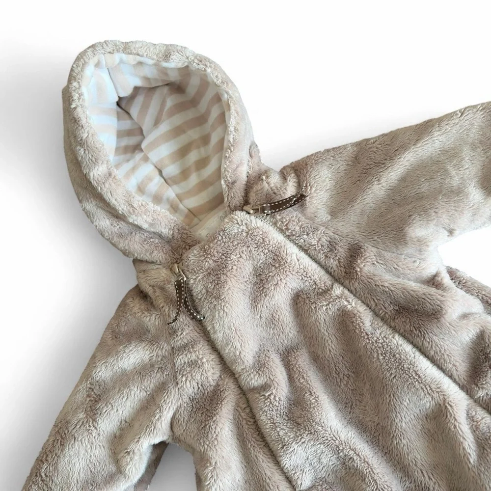 Newborn Plush Cream Bodysuit